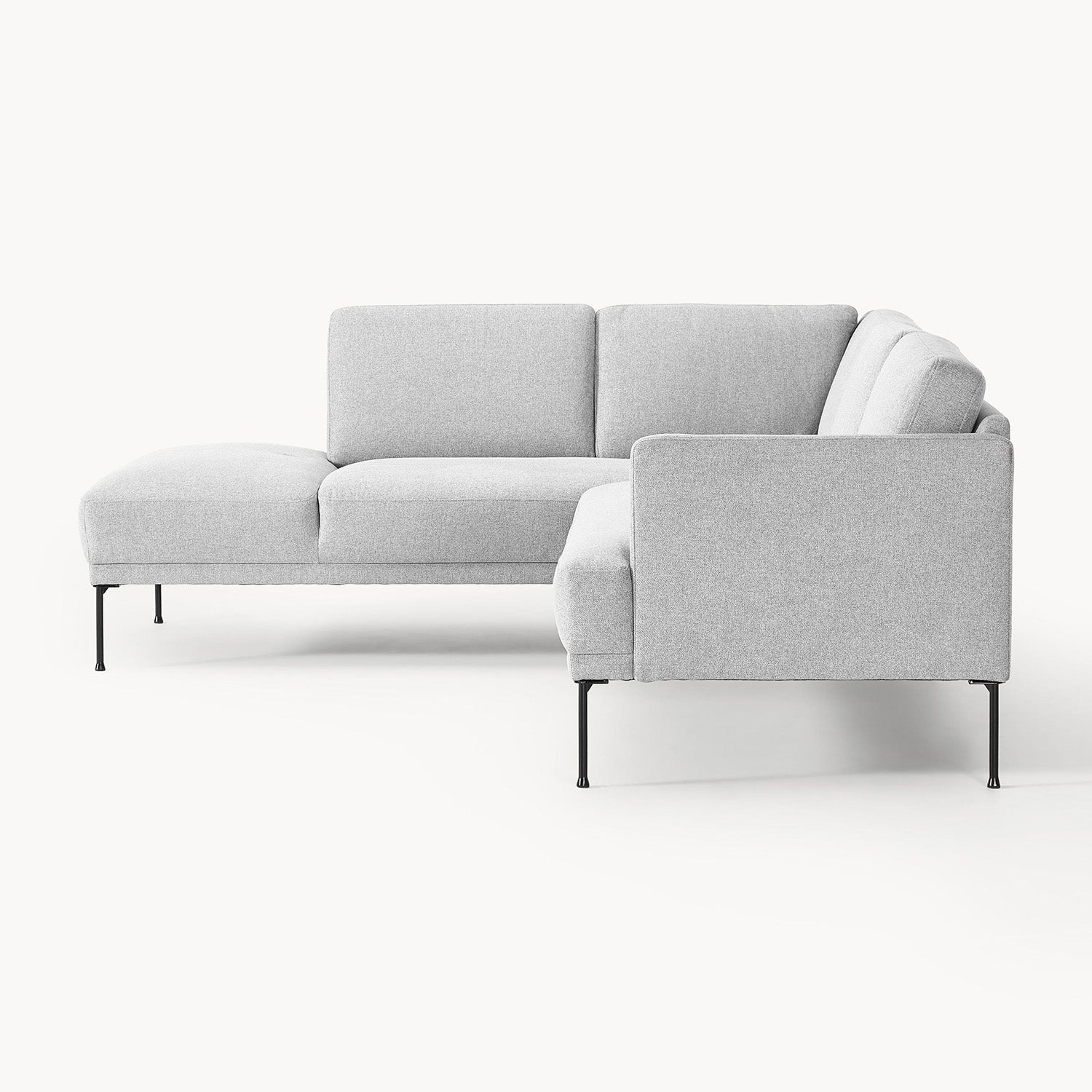 Catania L-Shape Sofa in Gray