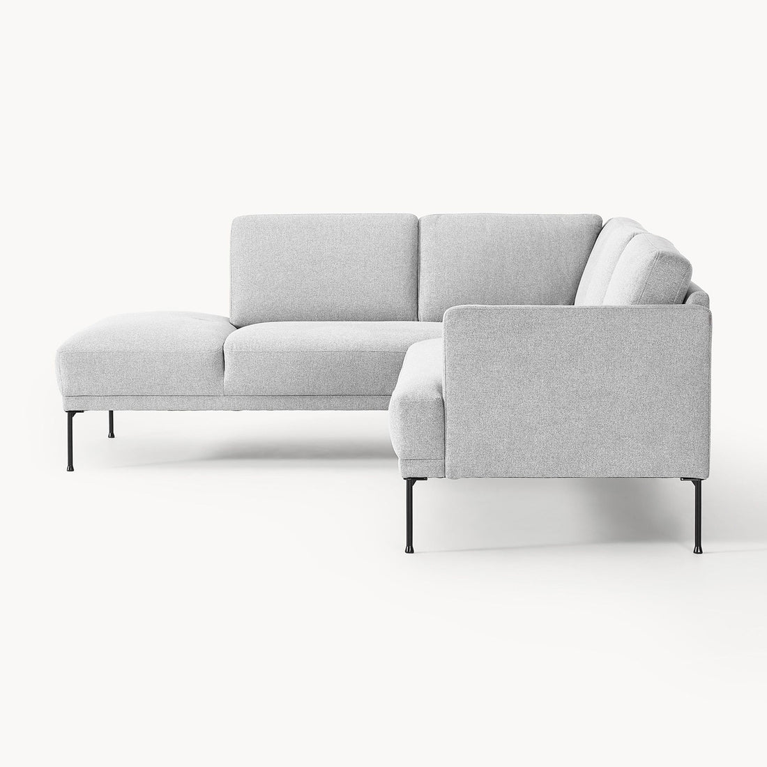 Catania L-Shape Sofa in Gray