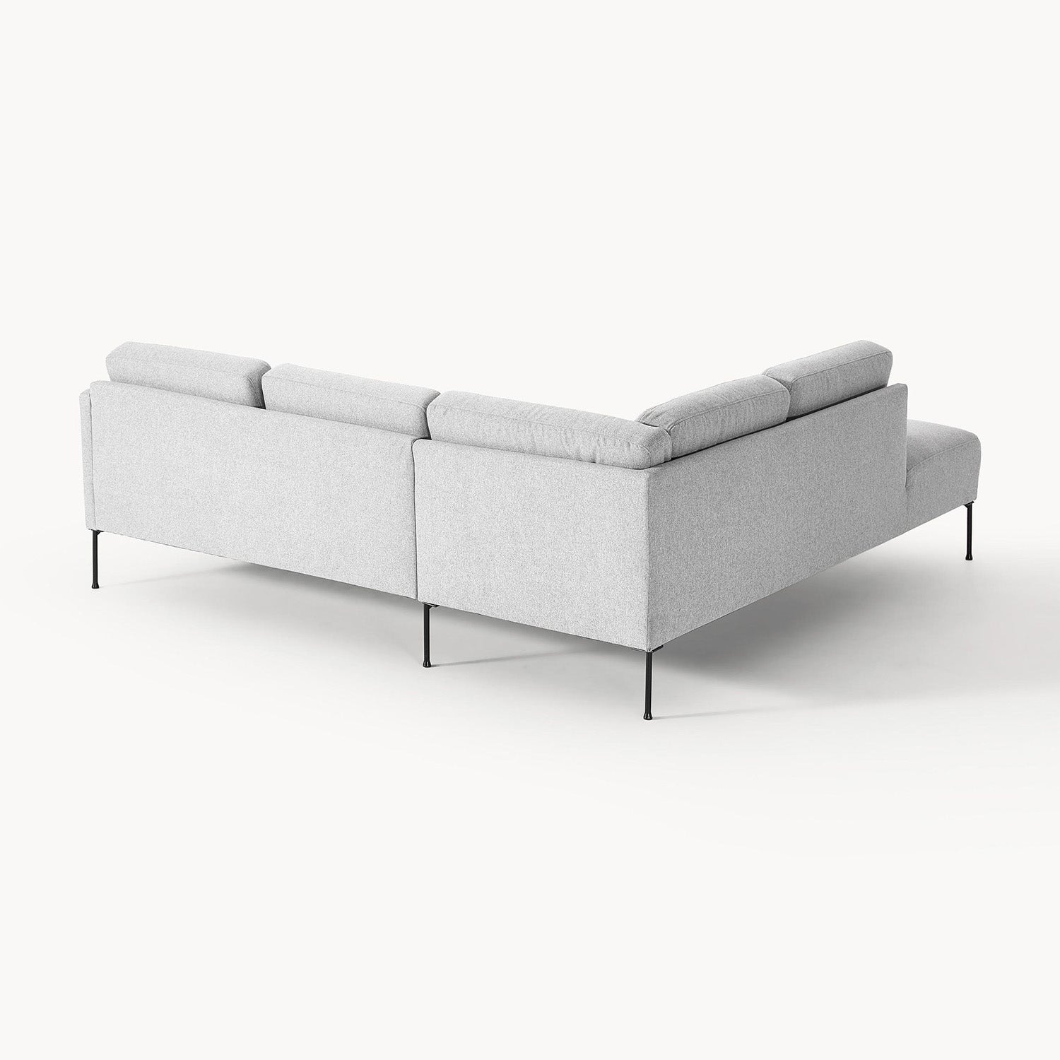 Catania L-Shape Sofa in Gray