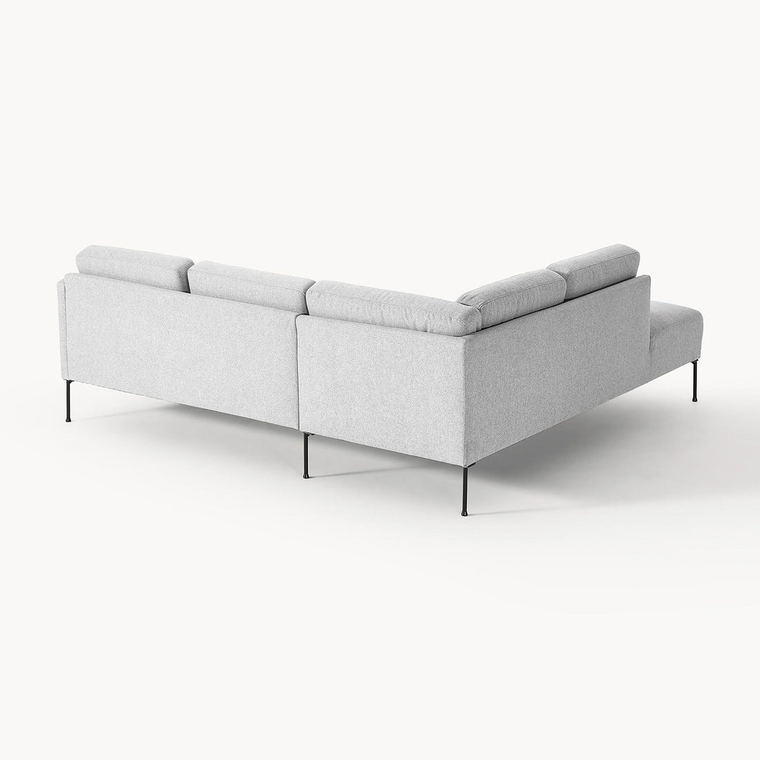Catania L-Shape Sofa in Gray