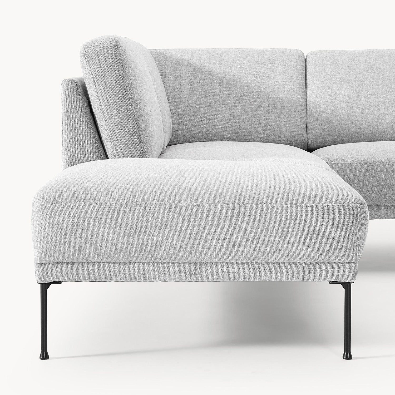 Catania L-Shape Sofa in Gray