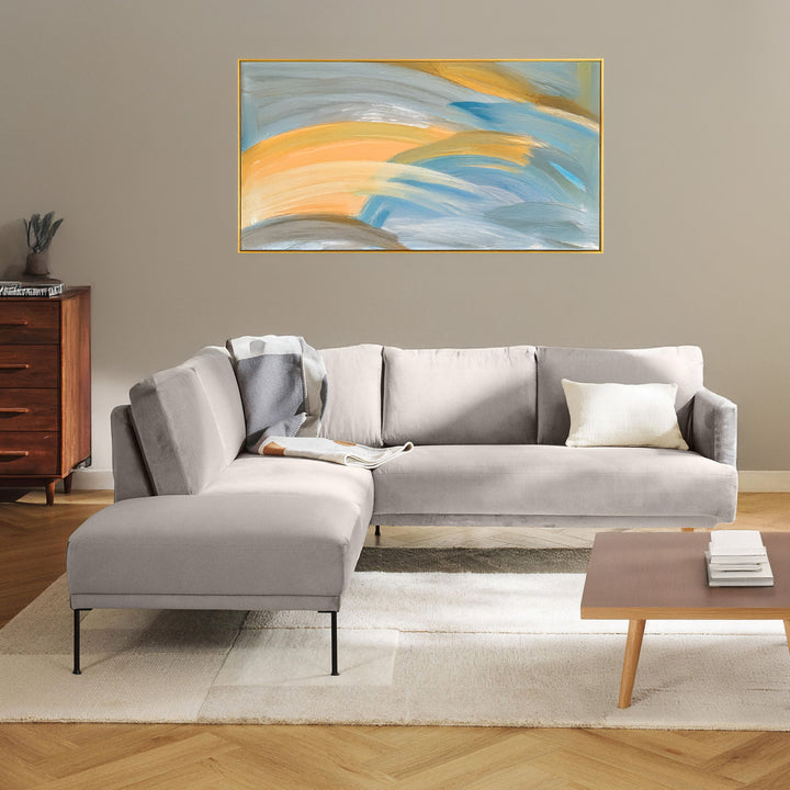 Catania L Shape Sofa - Ash Beige – BLCK Homes