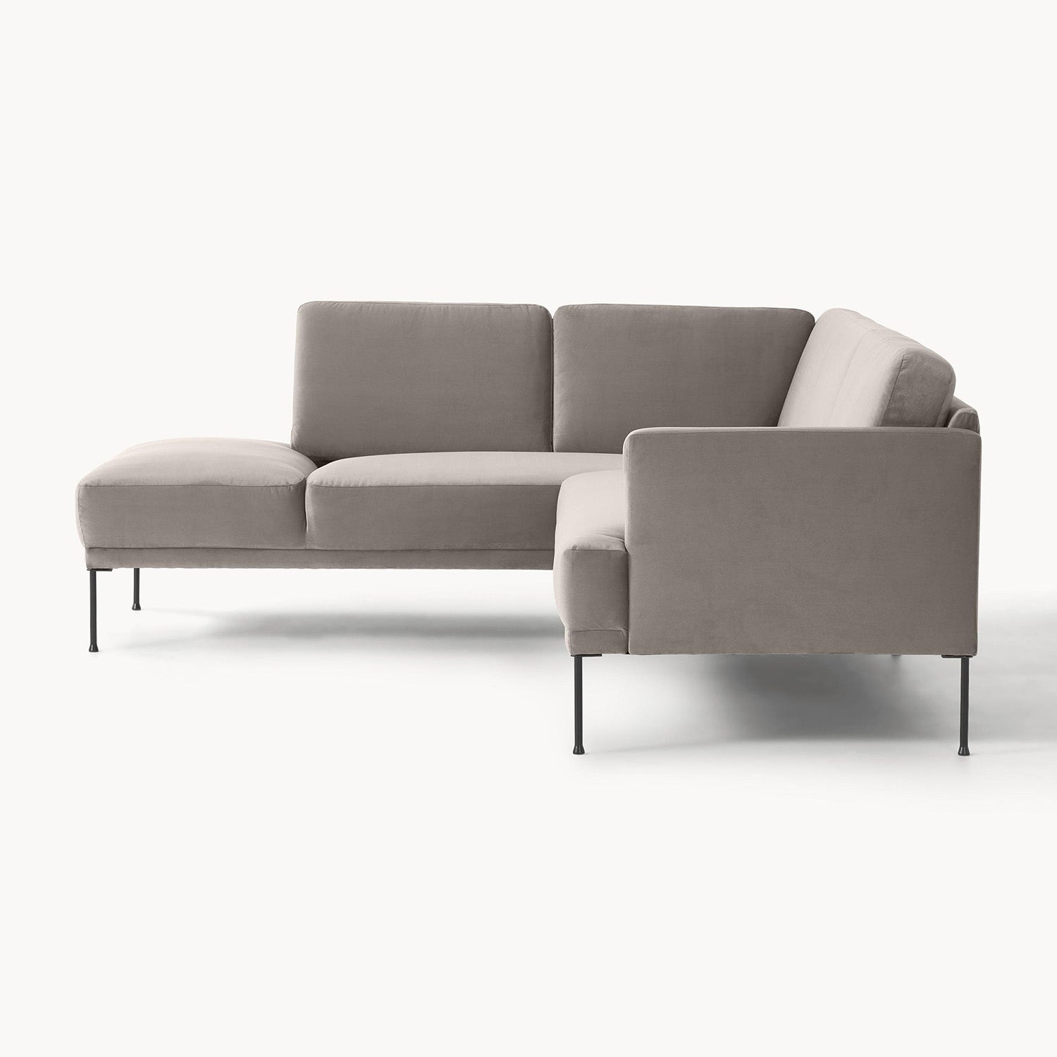 Catania L-Shape Sofa in Beige