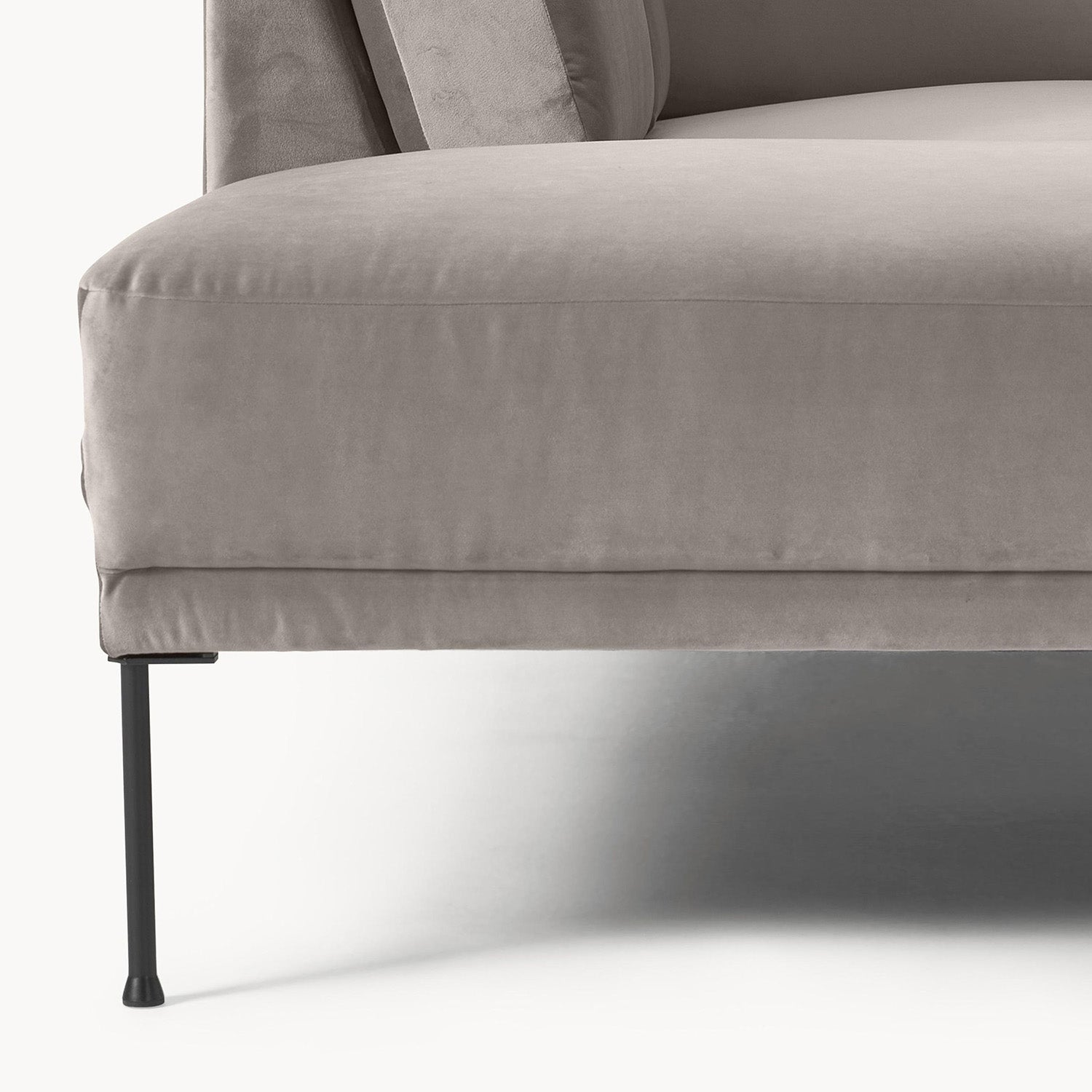Catania L-Shape Sofa in Beige