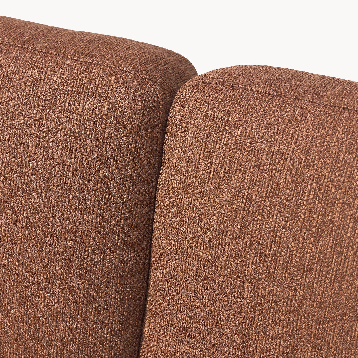 Catania L-Shape Sofa in Rustic Orange