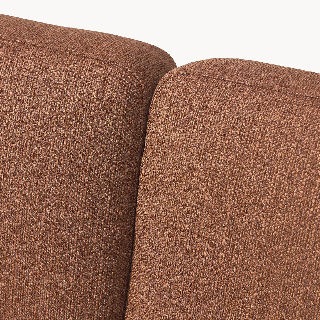Catania L-Shape Sofa in Rustic Orange