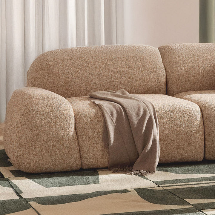 Parma 2 Seater Sofa in Rustic Beige