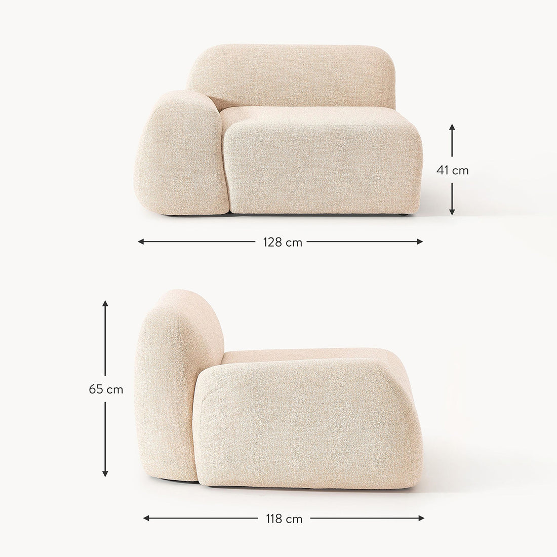 Parma 2 Seater Sofa in Rustic Pink