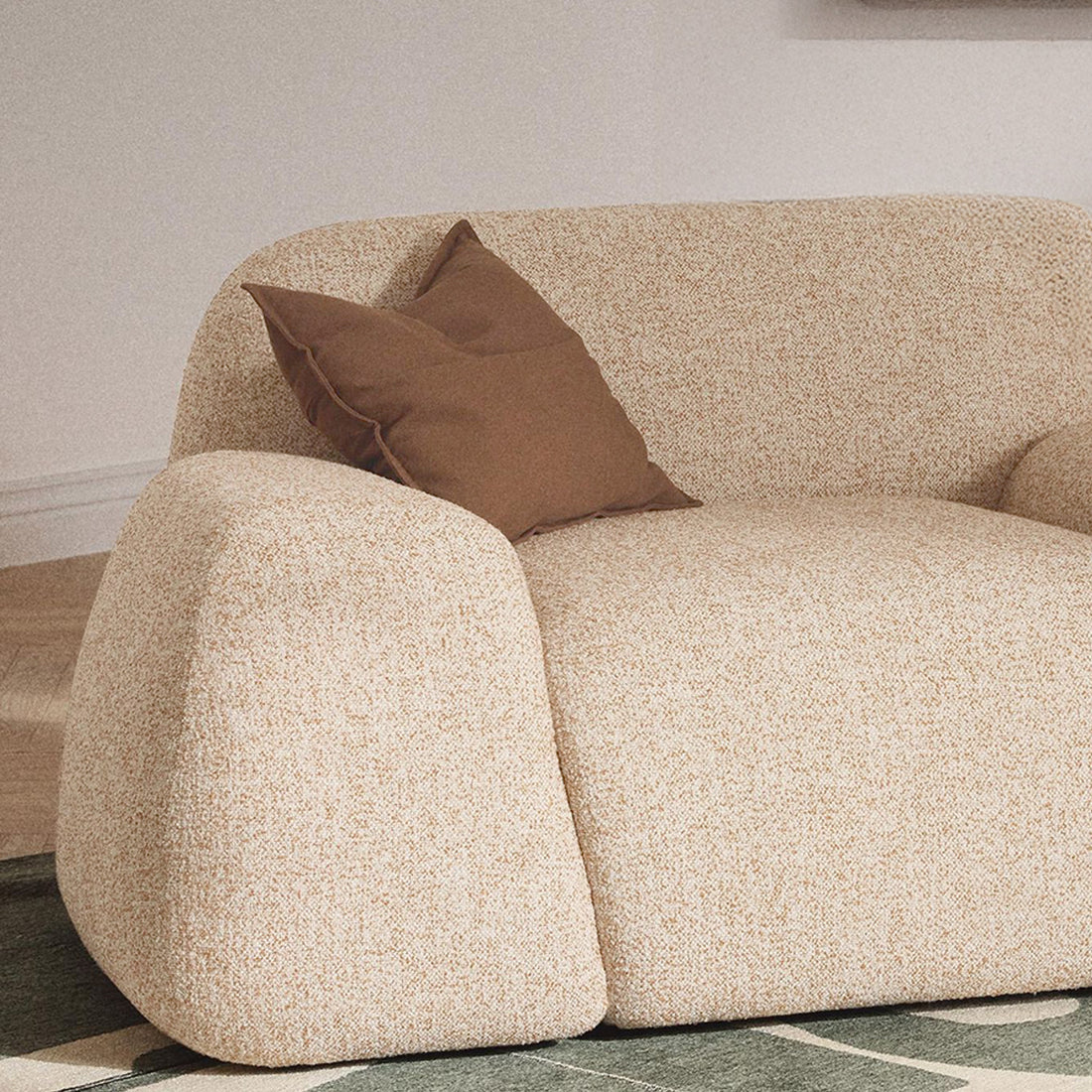 Como 1 Seater Sofa in Rustic Beige