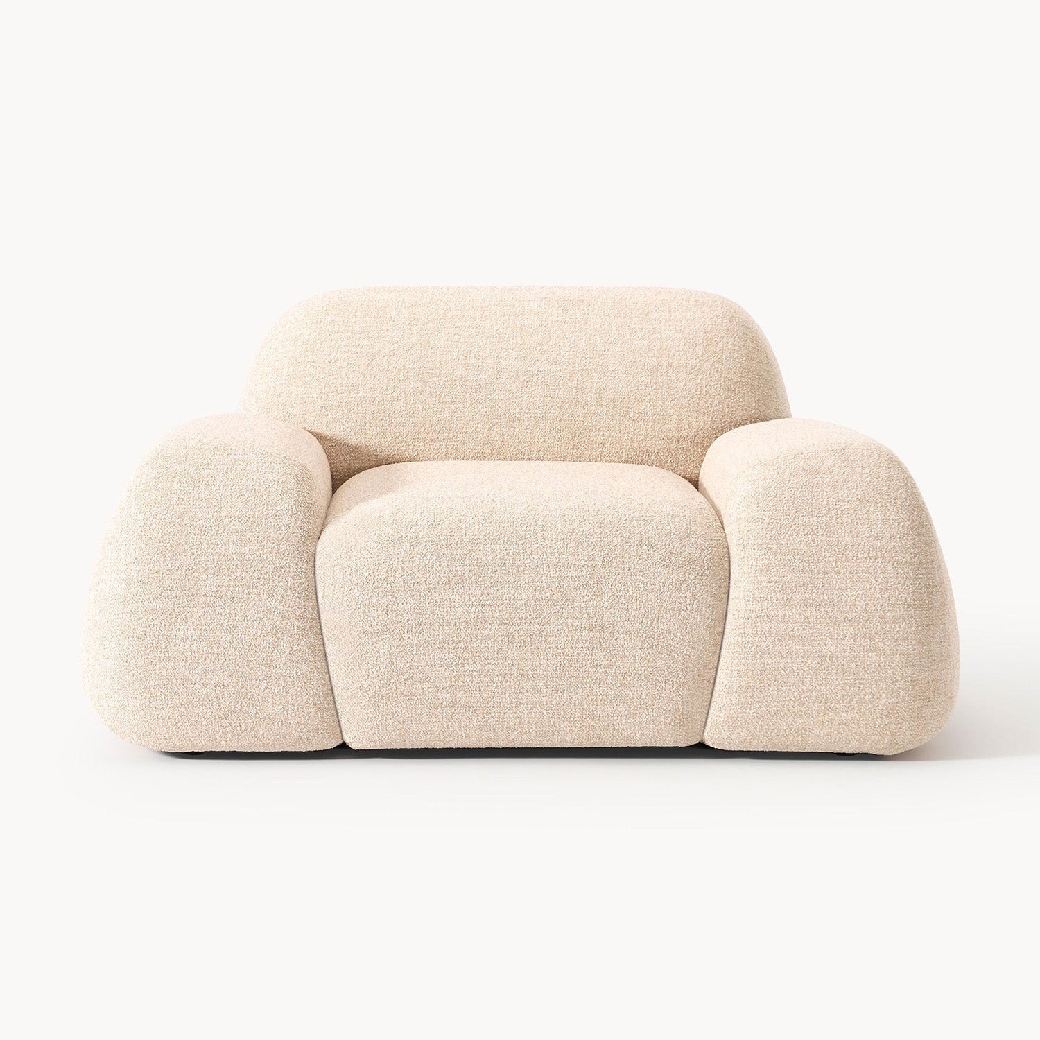 Como 1 Seater Sofa in Rustic Pink