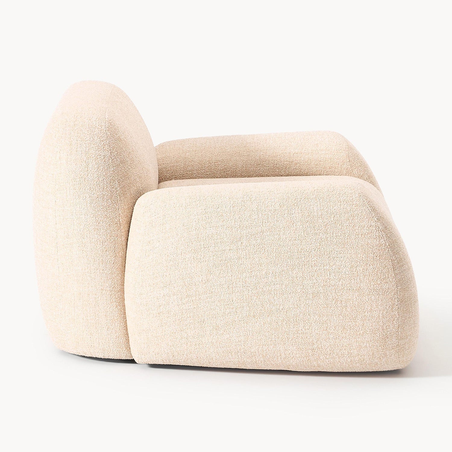 Como 1 Seater Sofa in Rustic Pink