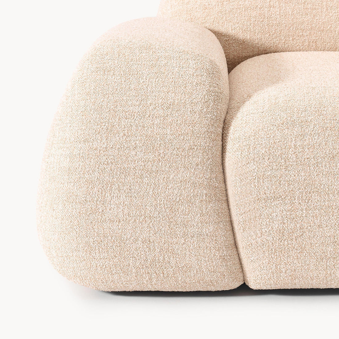 Como 1 Seater Sofa in Rustic Pink