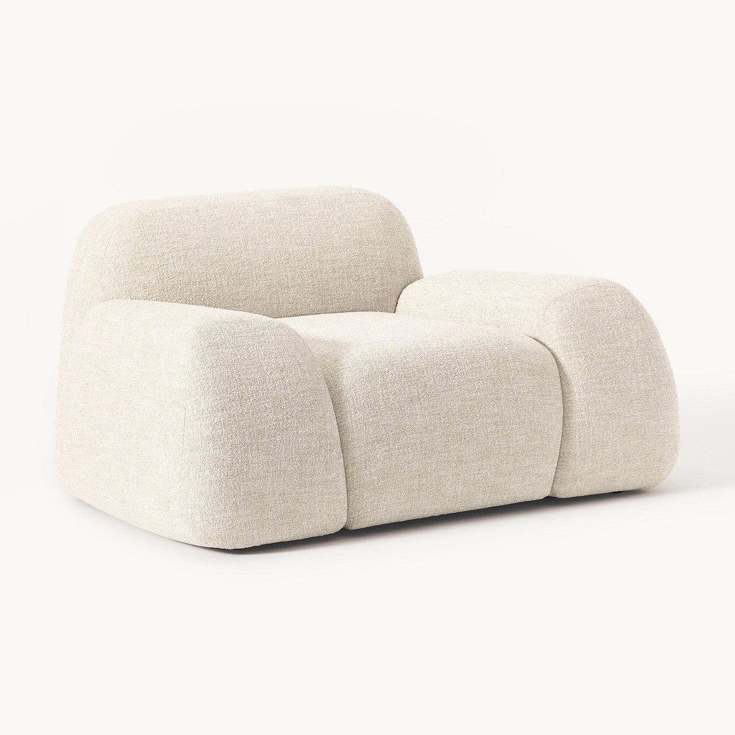 Como 1 Seater Sofa in White