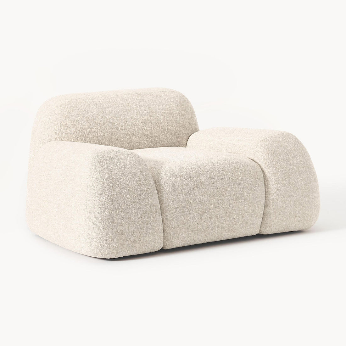 Como 1 Seater Sofa in White