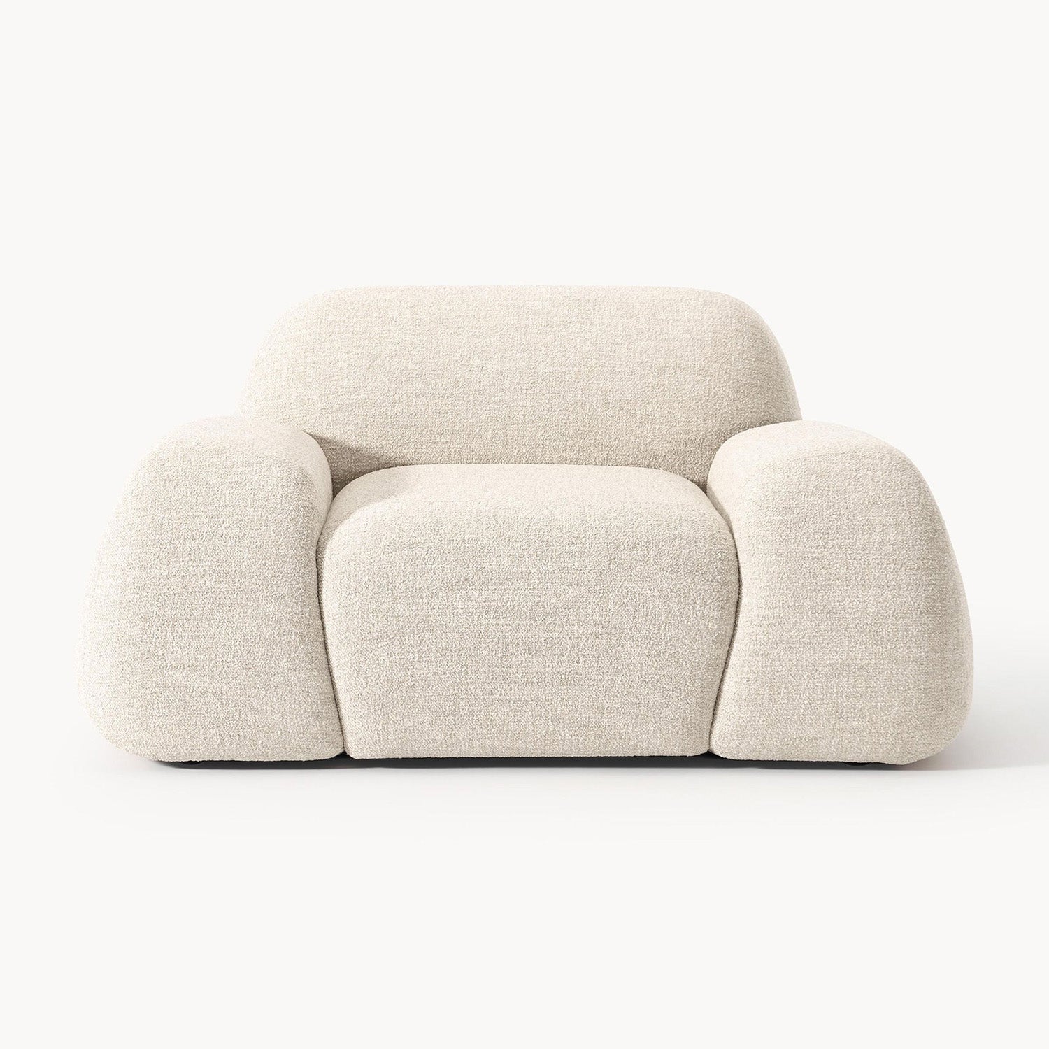 Como 1 Seater Sofa in White