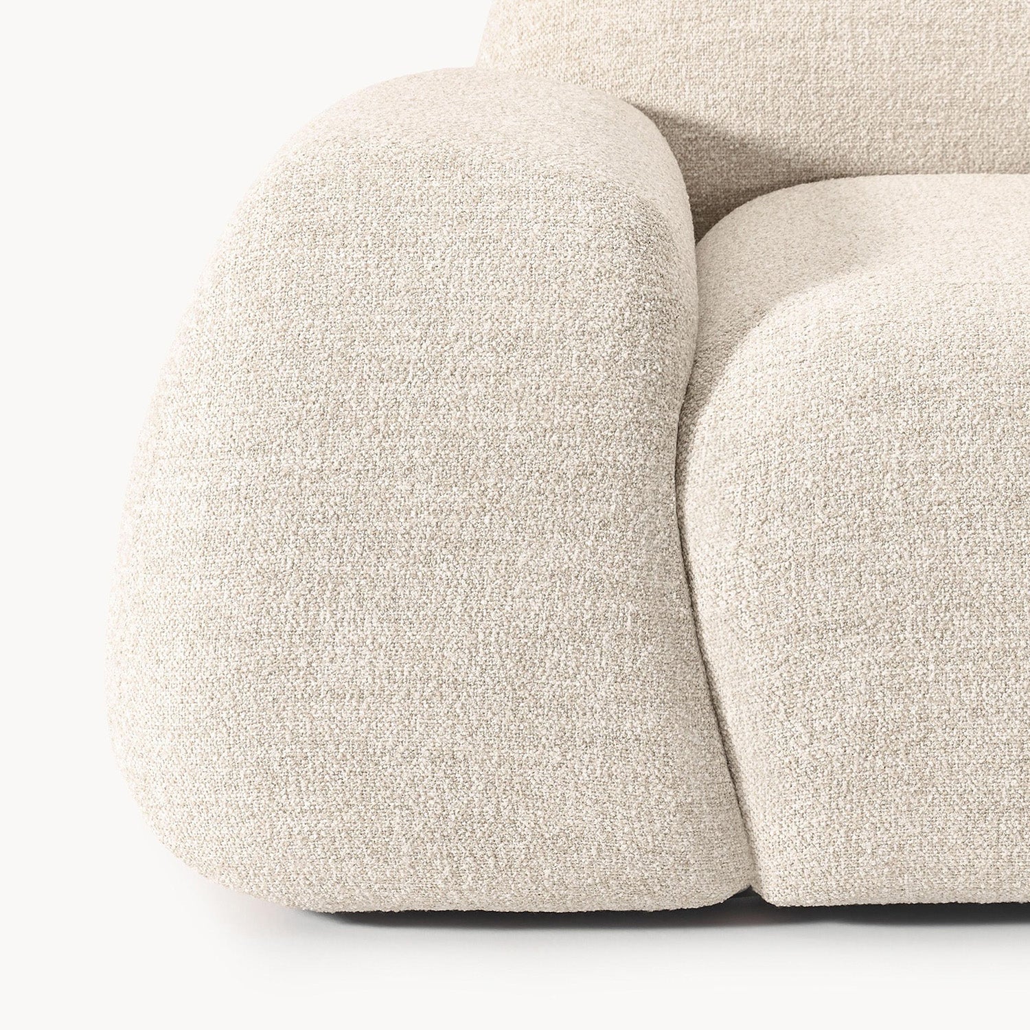 Como 1 Seater Sofa in White
