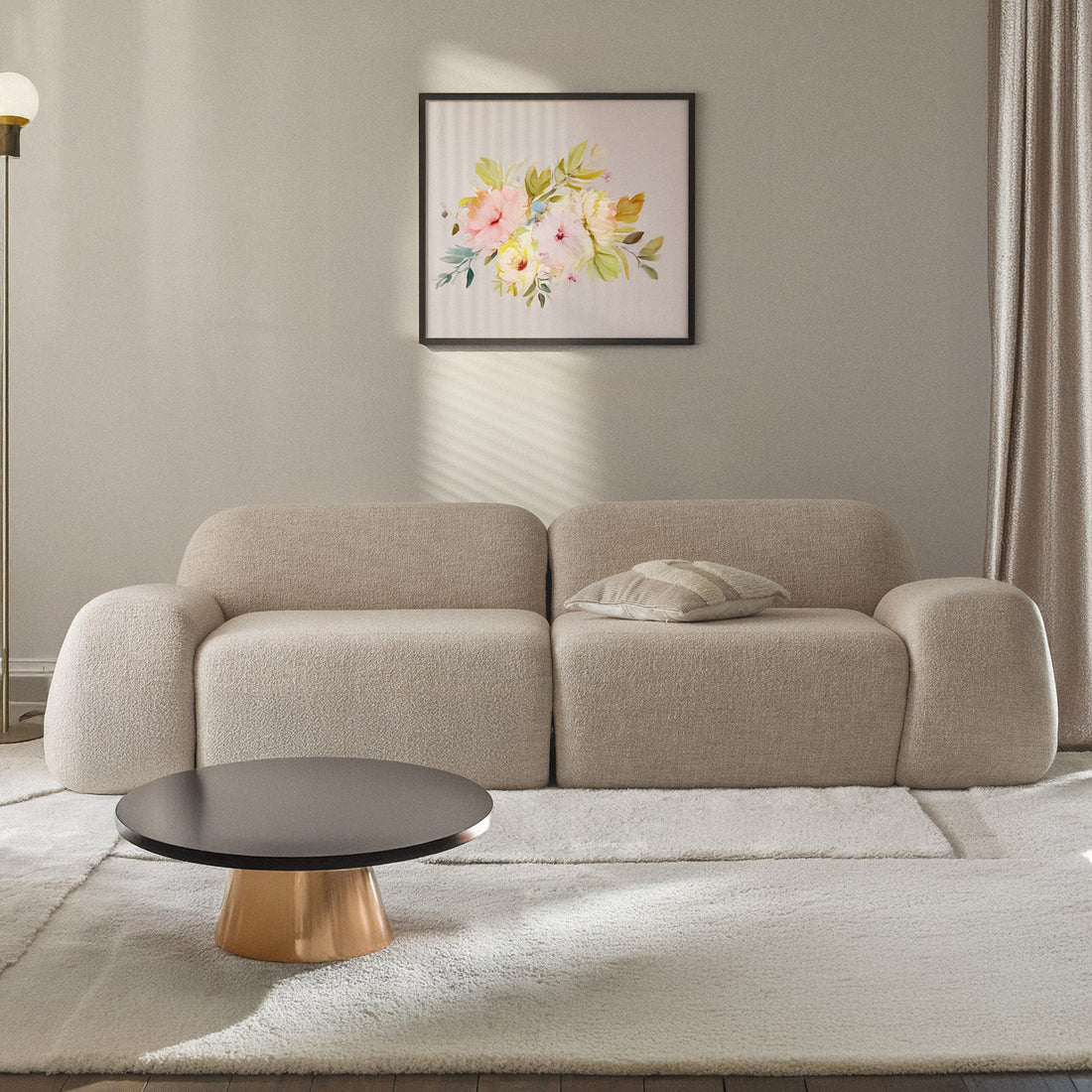 Armonia 2 Seater Sofa - Rustic Pink – BLCK Homes
