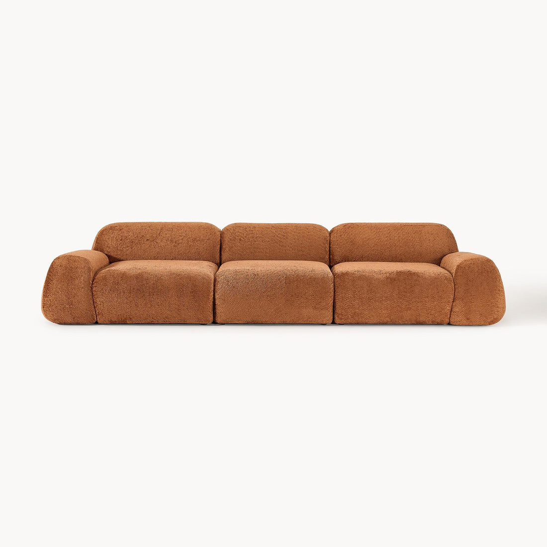 Grazia 3 Seater Sofa in Rustic Orange