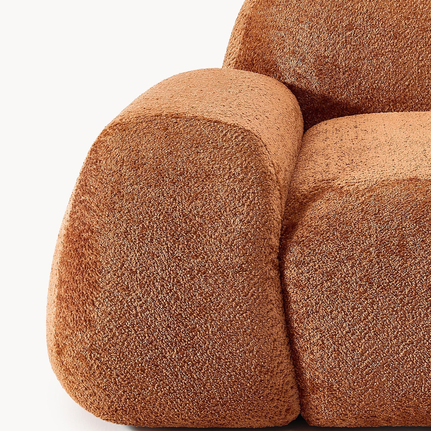 Grazia 3 Seater Sofa in Rustic Orange