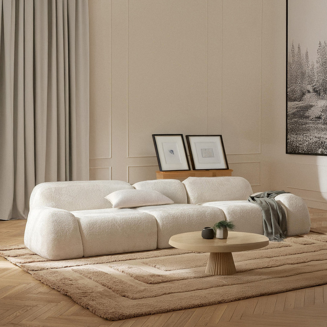 Grazia 3 Seater Sofa - White – BLCK Homes