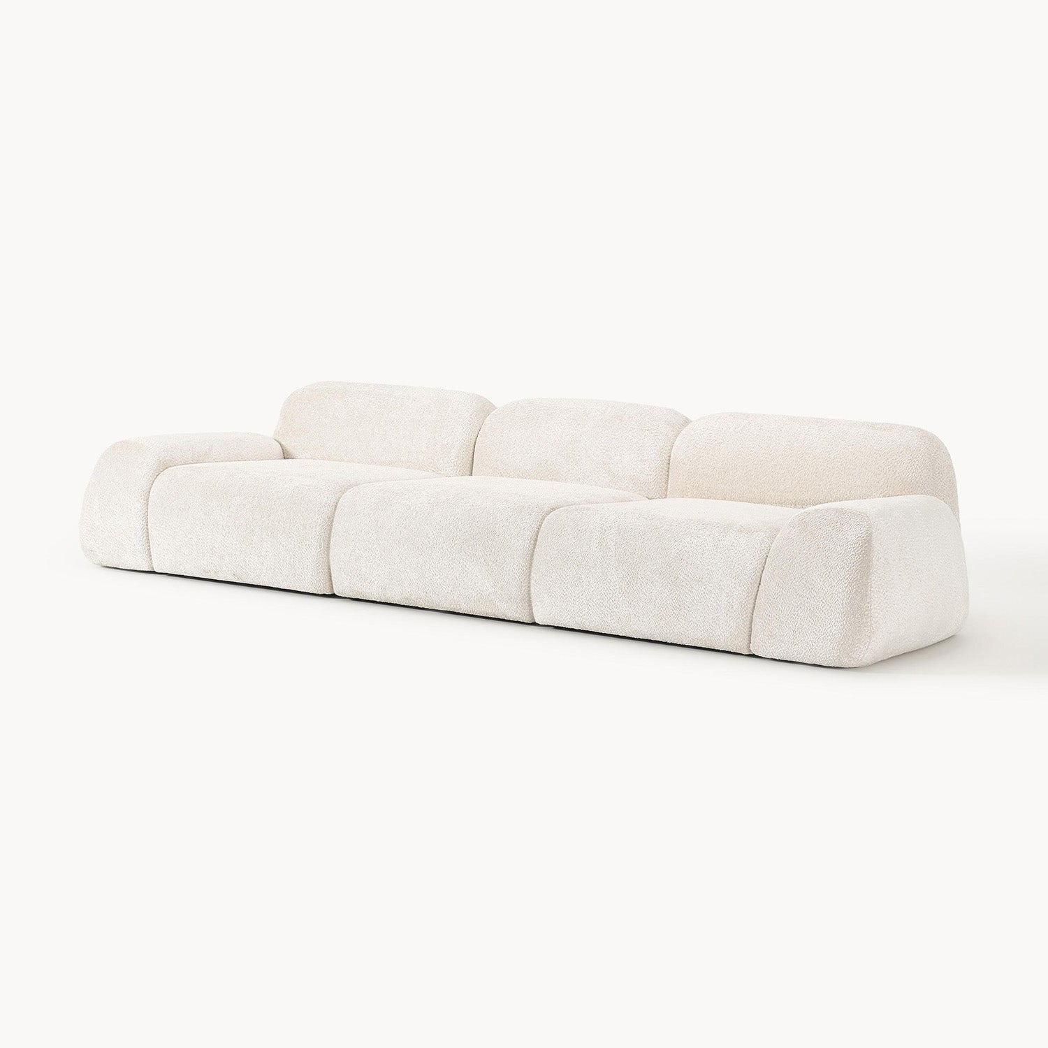 Grazia 3 Seater Sofa in White