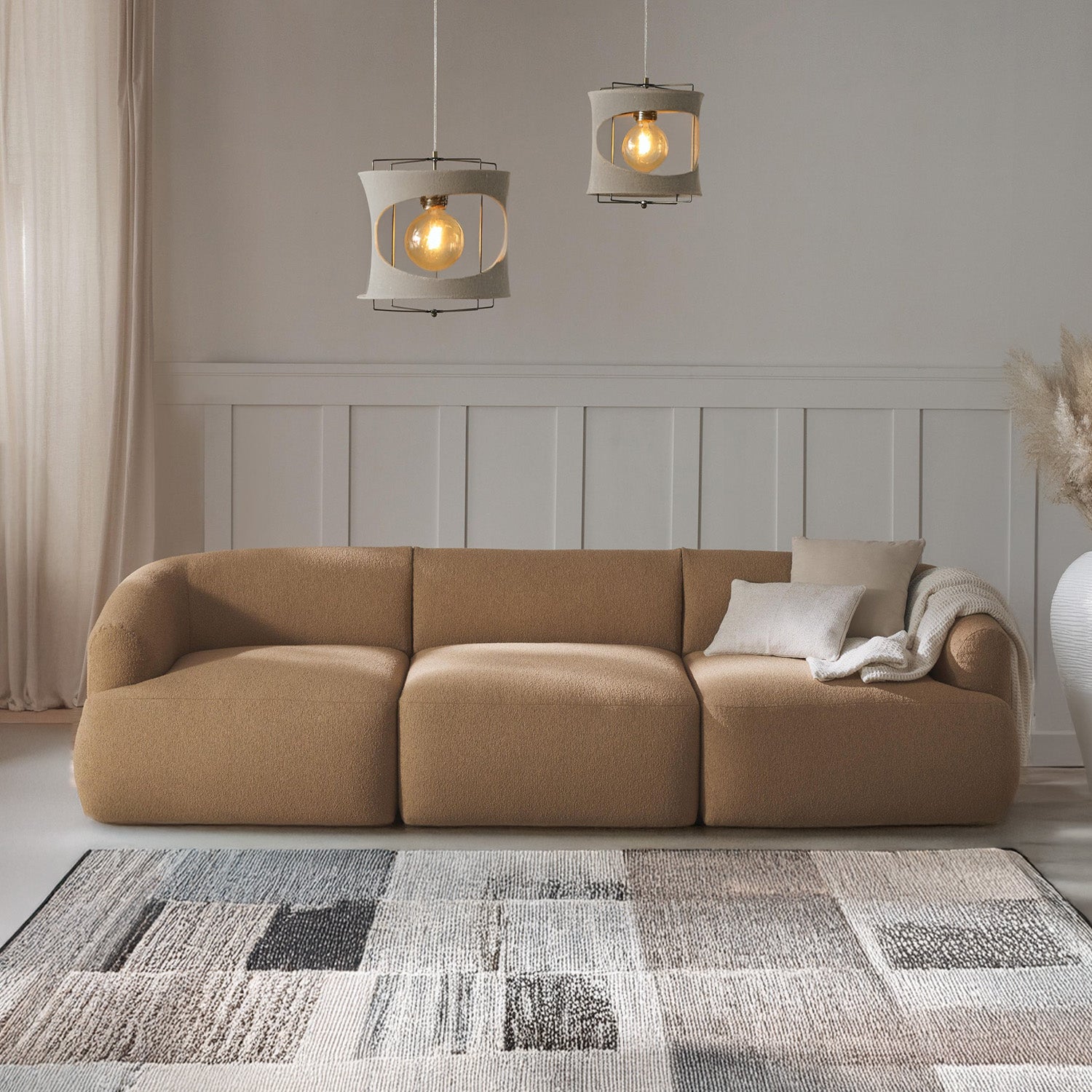 Ostia 3 Seater Sofa - Beige – BLCK Homes