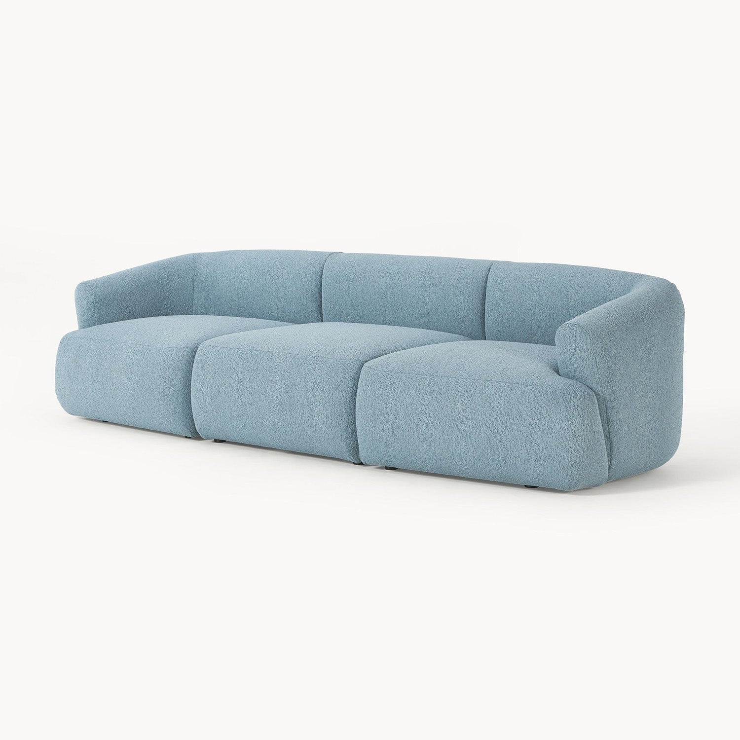 Ostia 3 Seater Sofa in Sky Blue