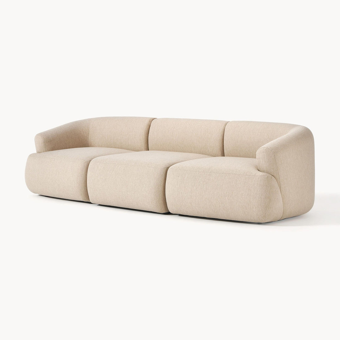 Ostia 3 Seater Sofa in Off White