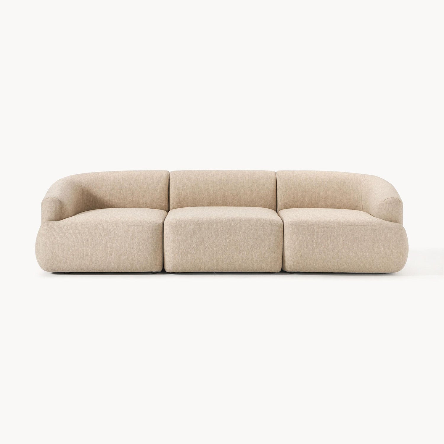 Ostia 3 Seater Sofa in Off White