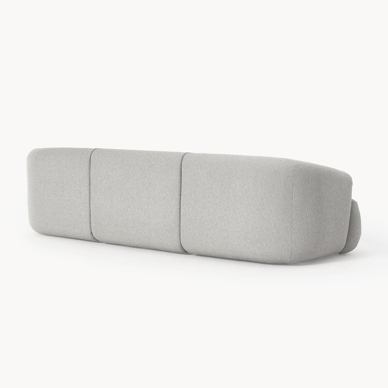 Ostia 3 Seater Sofa in Gray