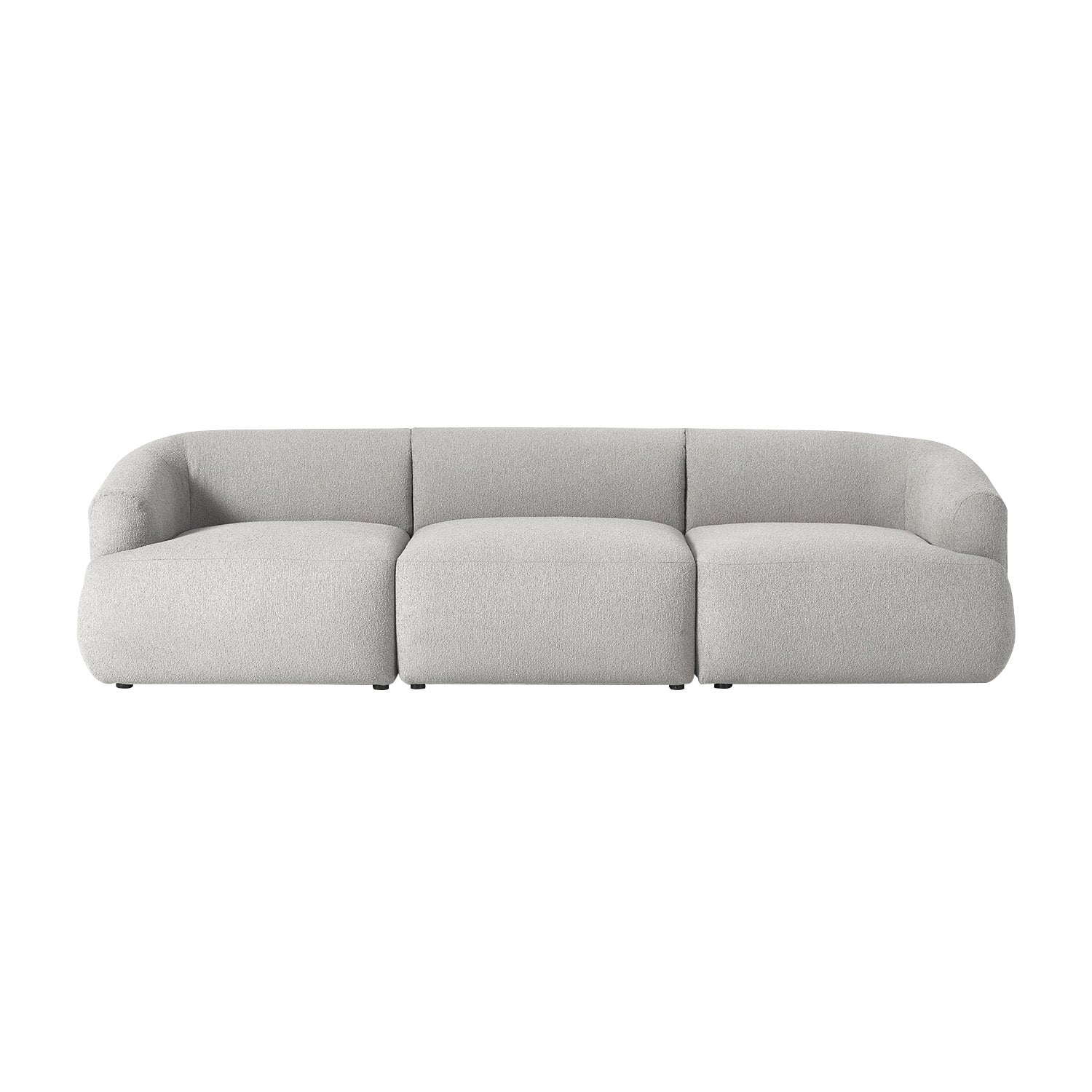 Ostia 3 Seater Sofa in Gray