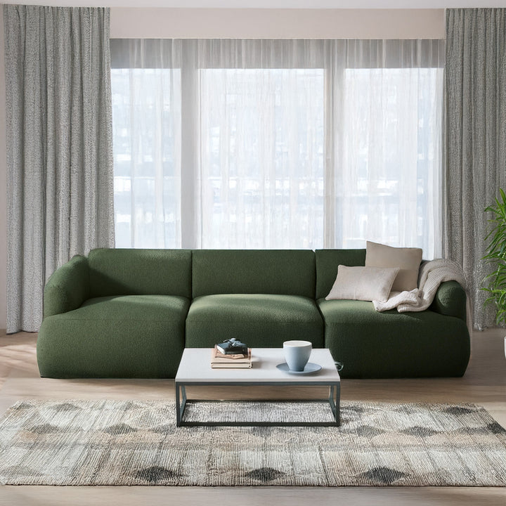 Ostia 3 Seater Sofa - Green – BLCK Homes