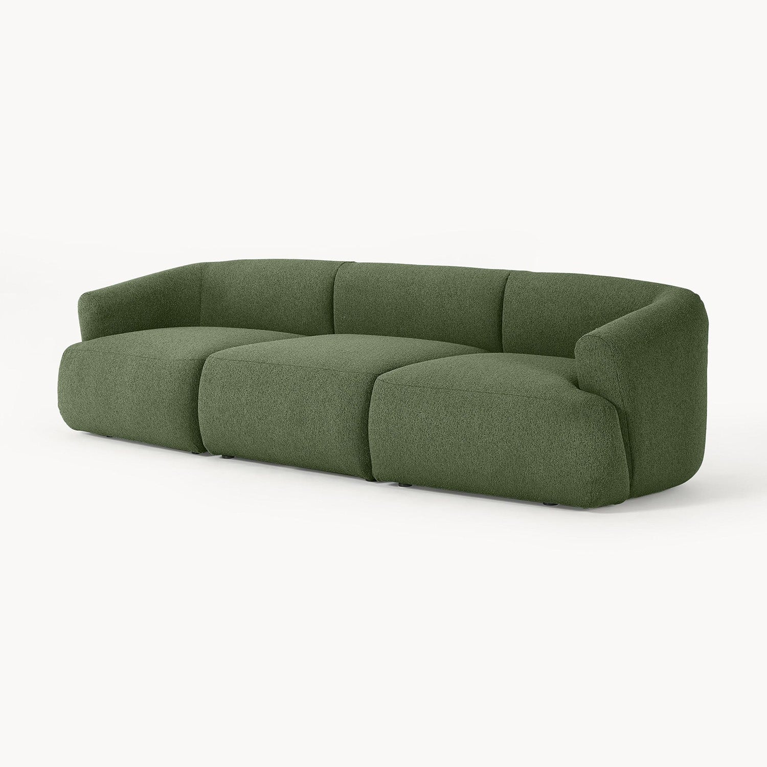 Ostia 3 Seater Sofa in Green