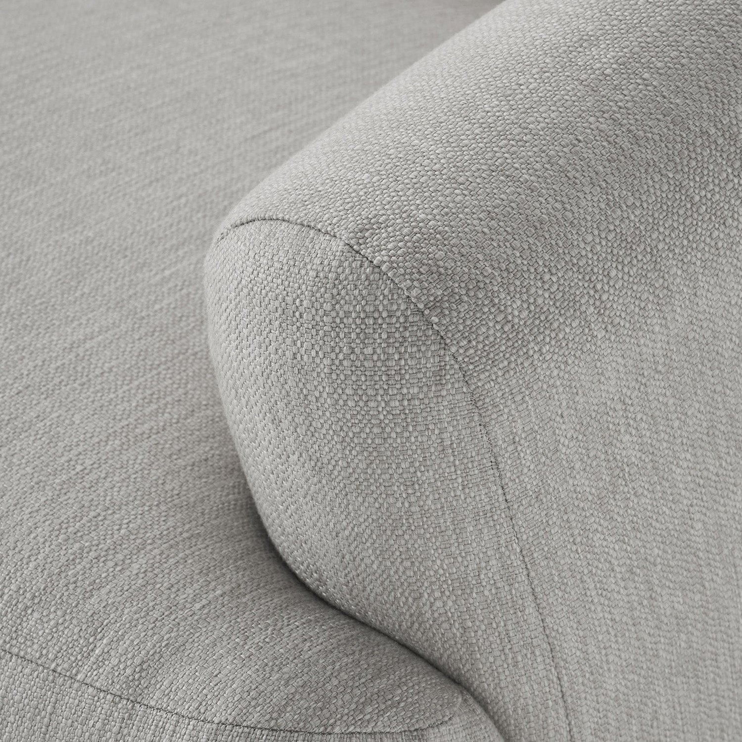 Ostia 3 Seater Sofa in Silver Gray