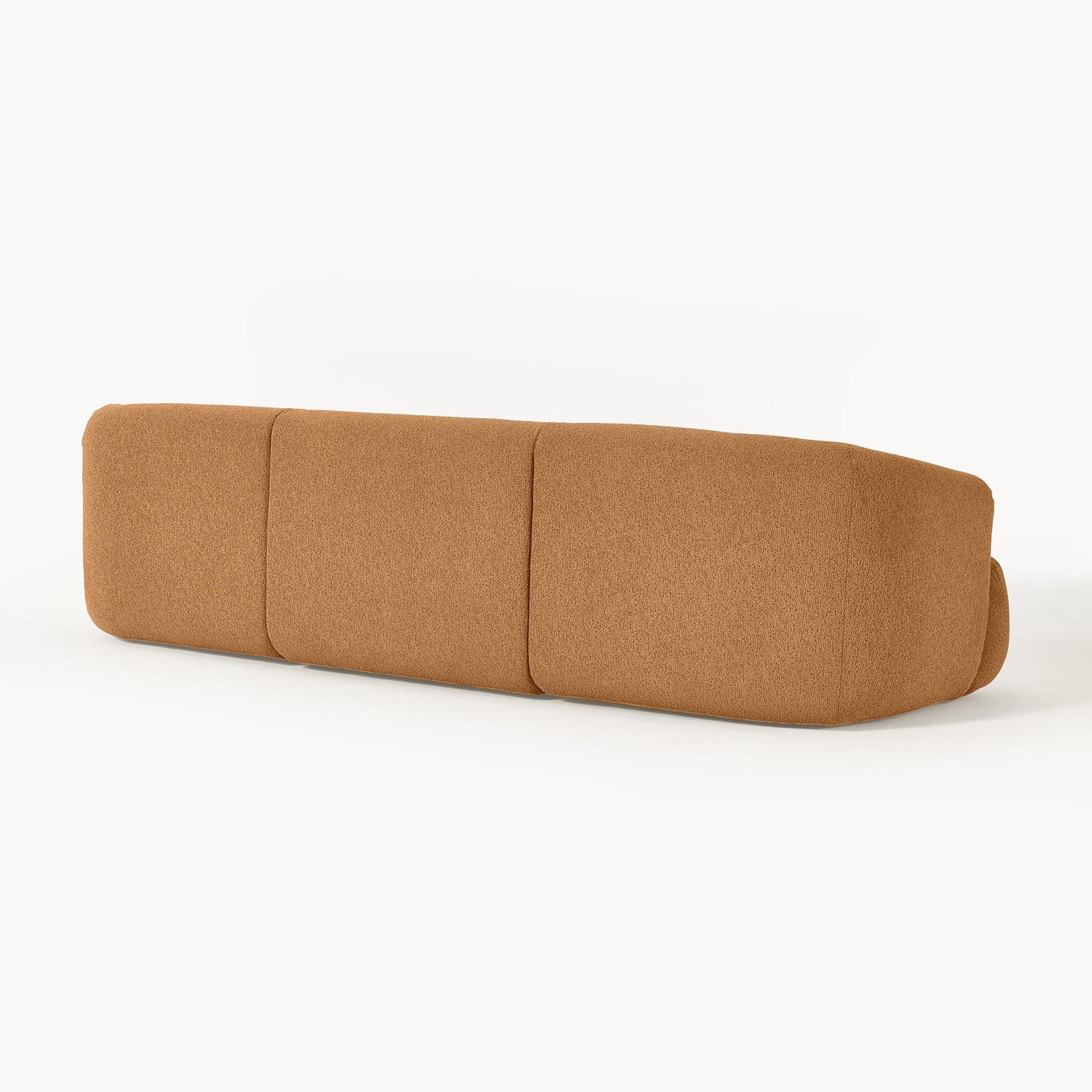 Ostia 3 Seater Sofa in Rustic Brown