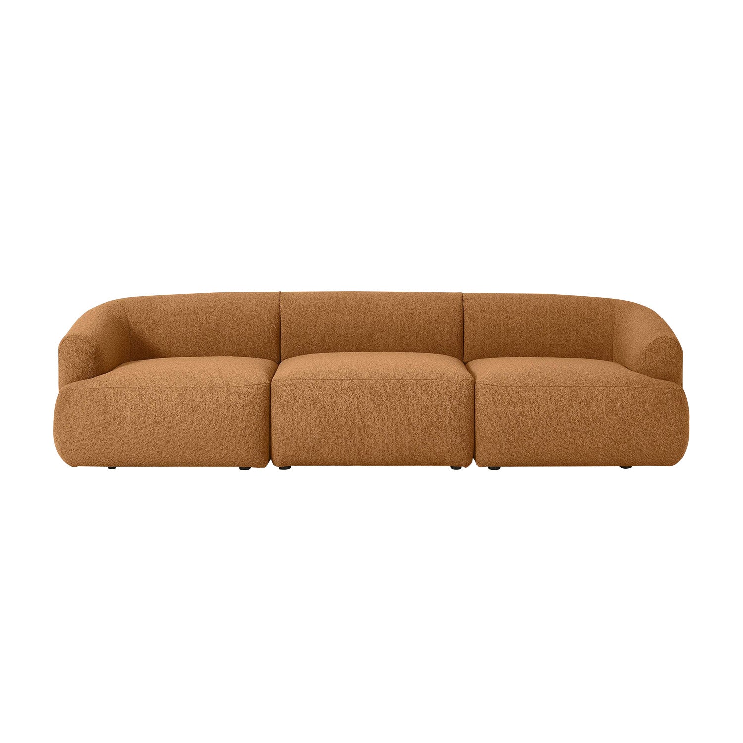 Ostia 3 Seater Sofa in Rustic Brown