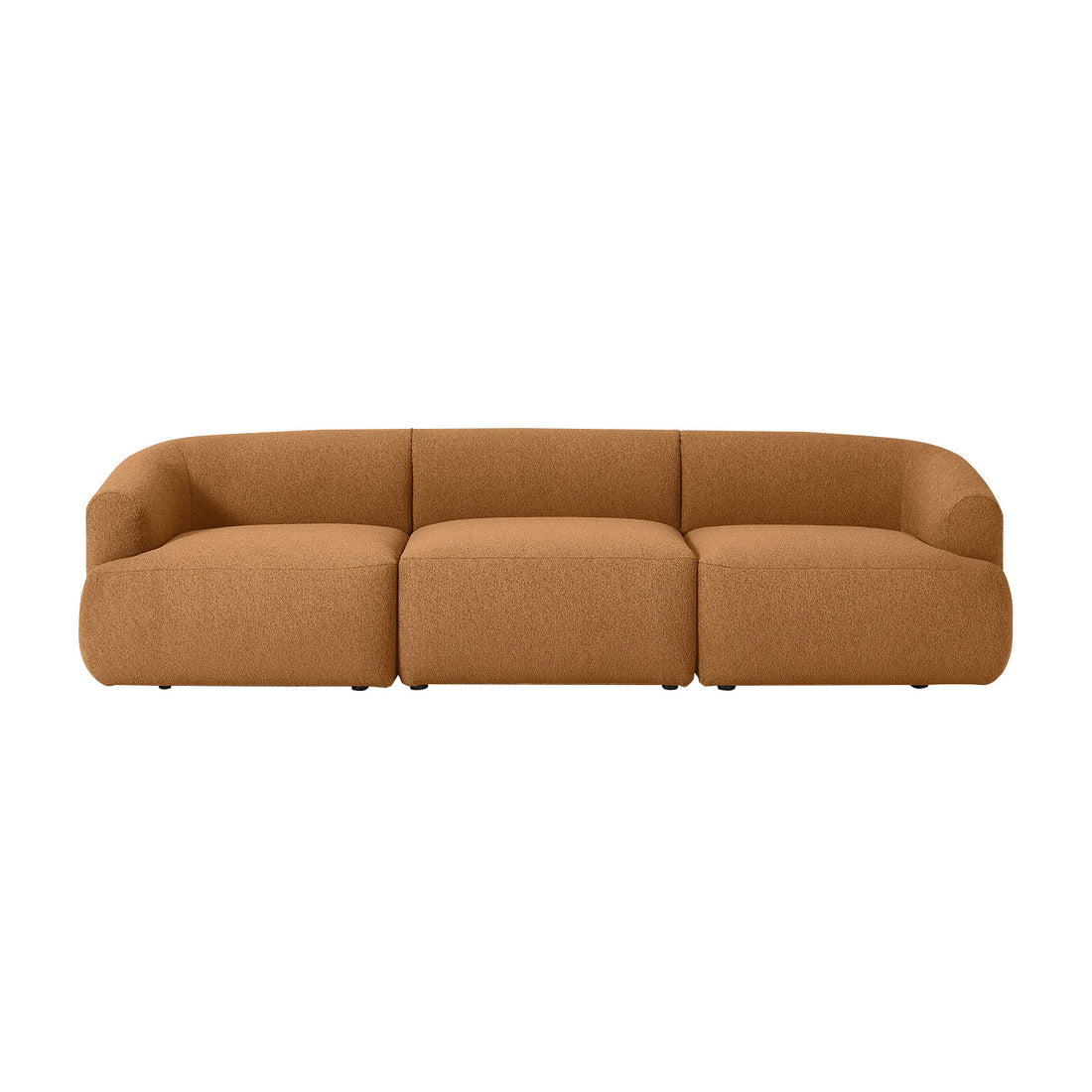 Ostia 3 Seater Sofa in Rustic Brown