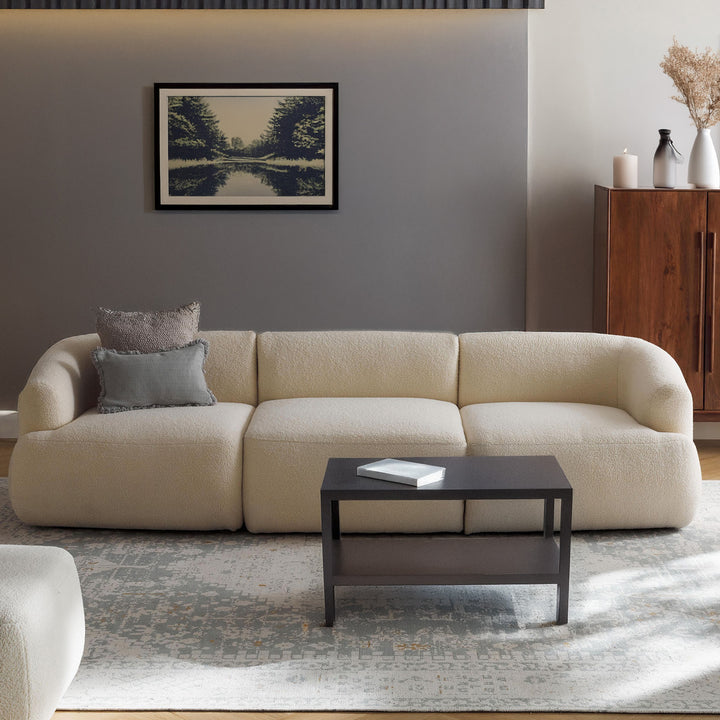 Ostia 3 Seater Sofa - White – BLCK Homes