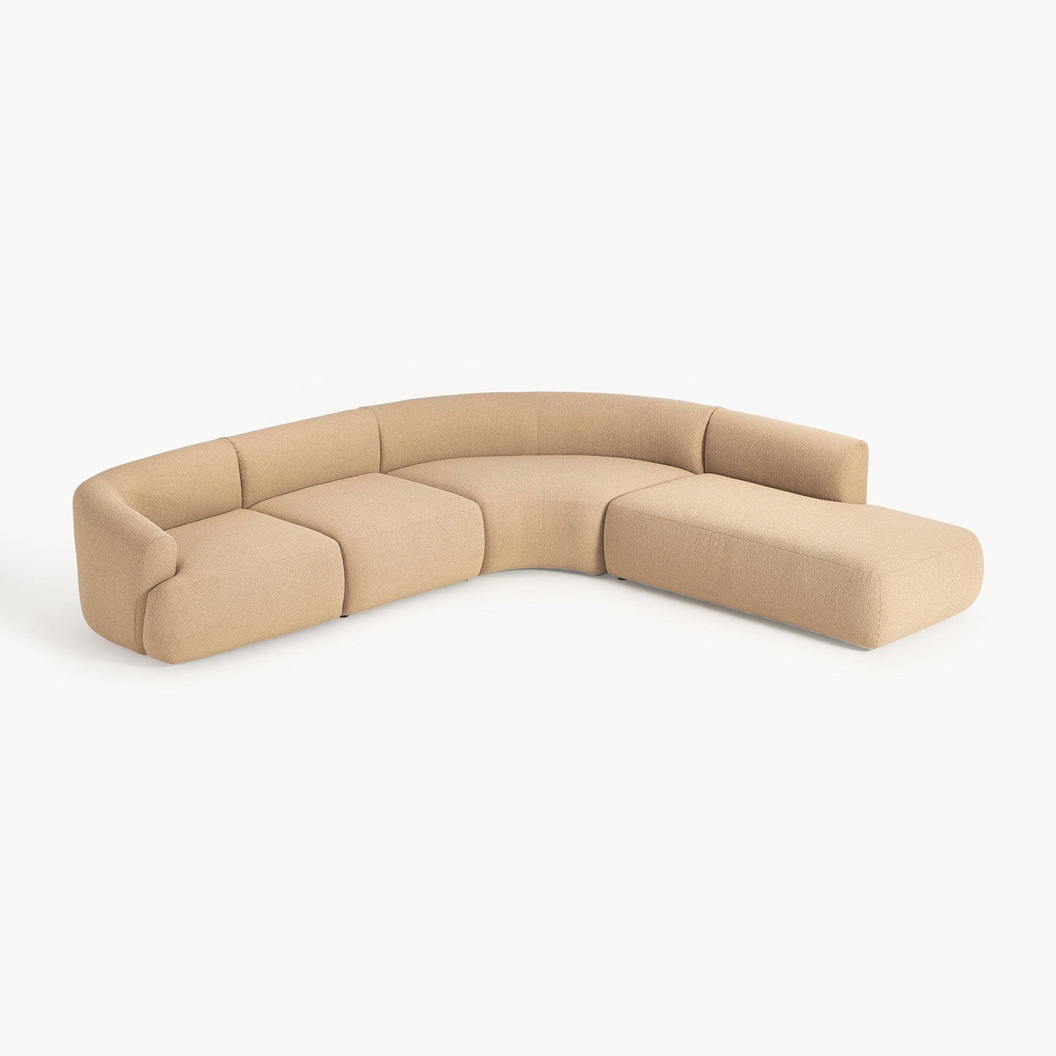 Caracalla L-Shape Sofa in Beige