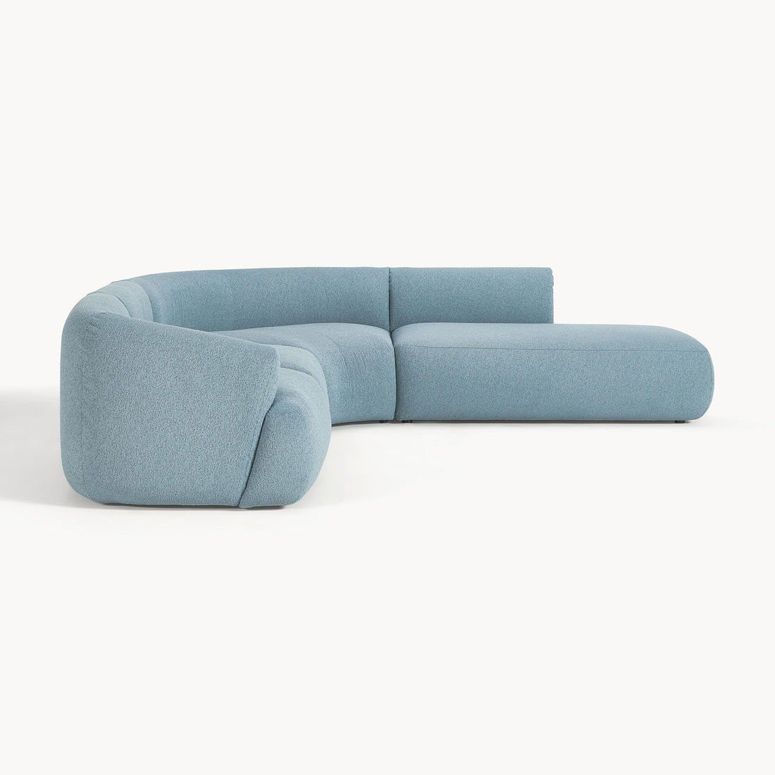 Caracalla L-Shape Sofa in Sky Blue
