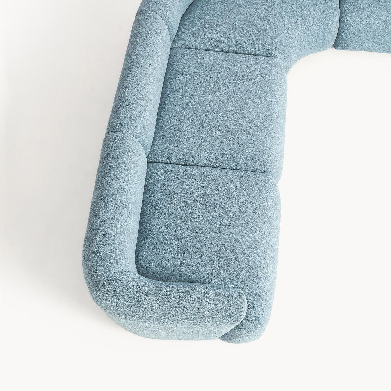 Caracalla L-Shape Sofa in Sky Blue