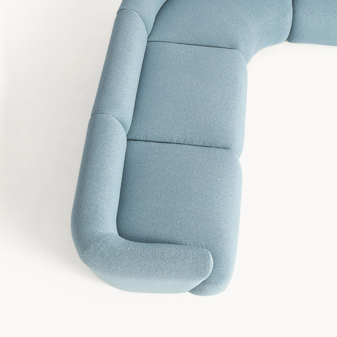 Caracalla L-Shape Sofa in Sky Blue