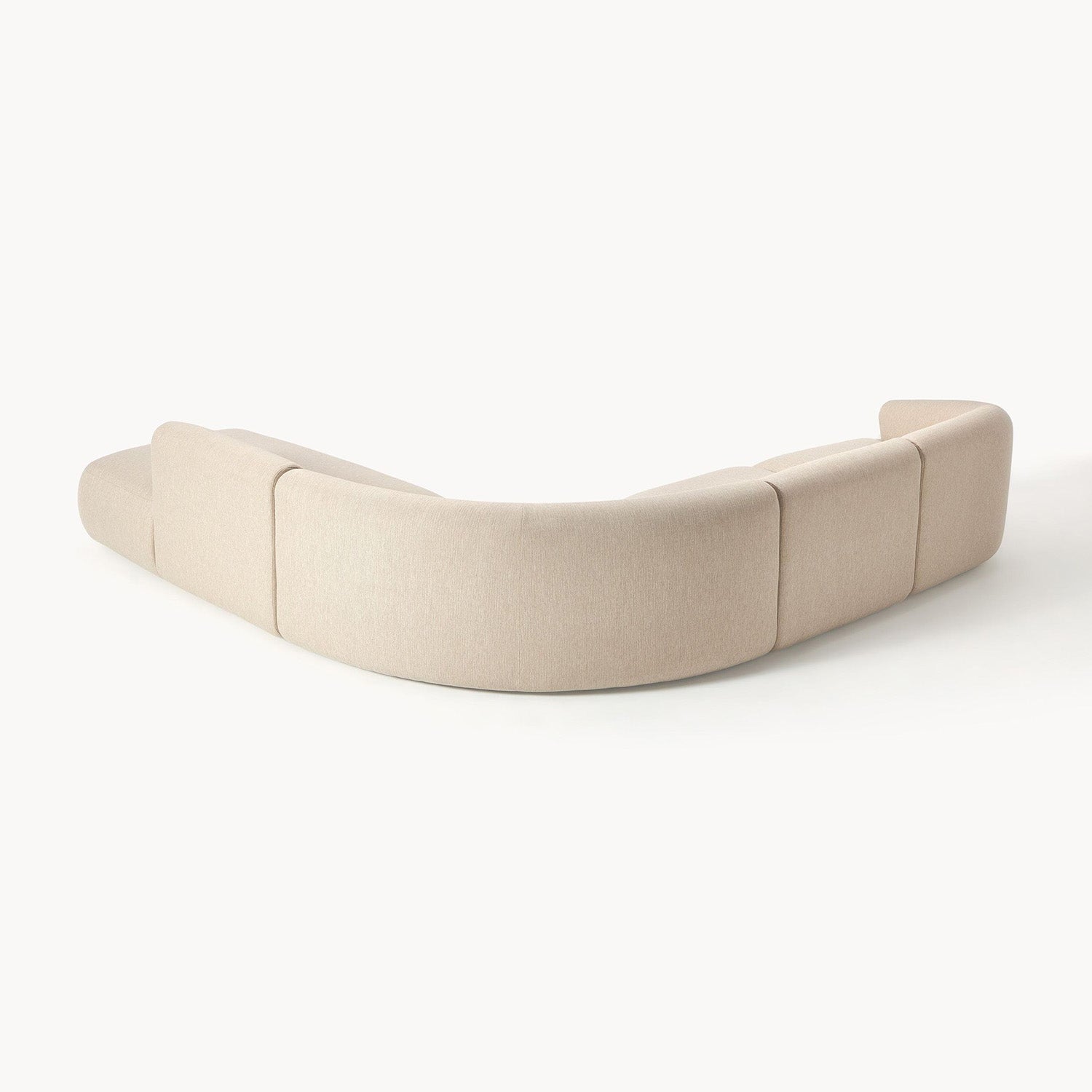 Caracalla L-Shape Sofa in Off White