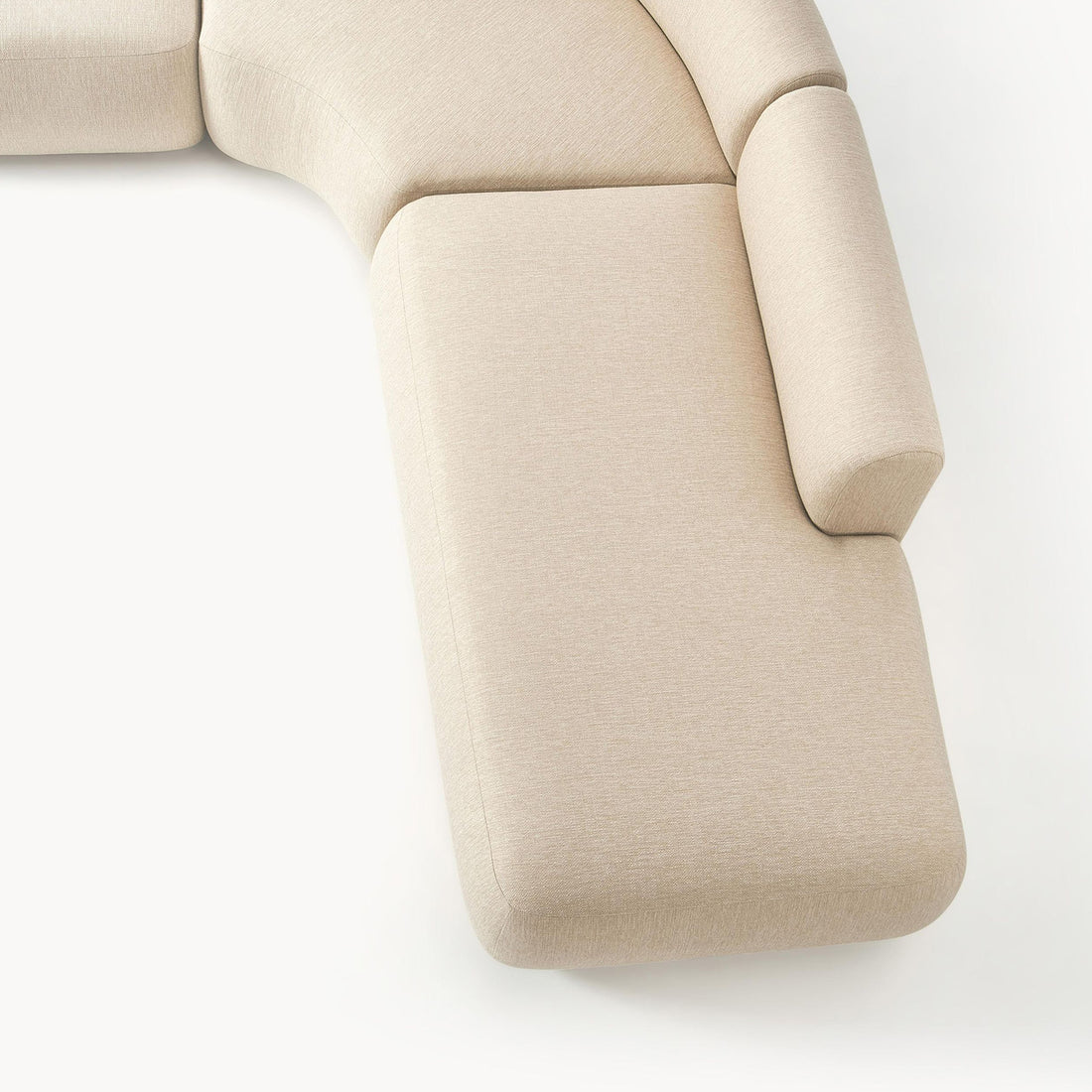 Caracalla L-Shape Sofa in Off White
