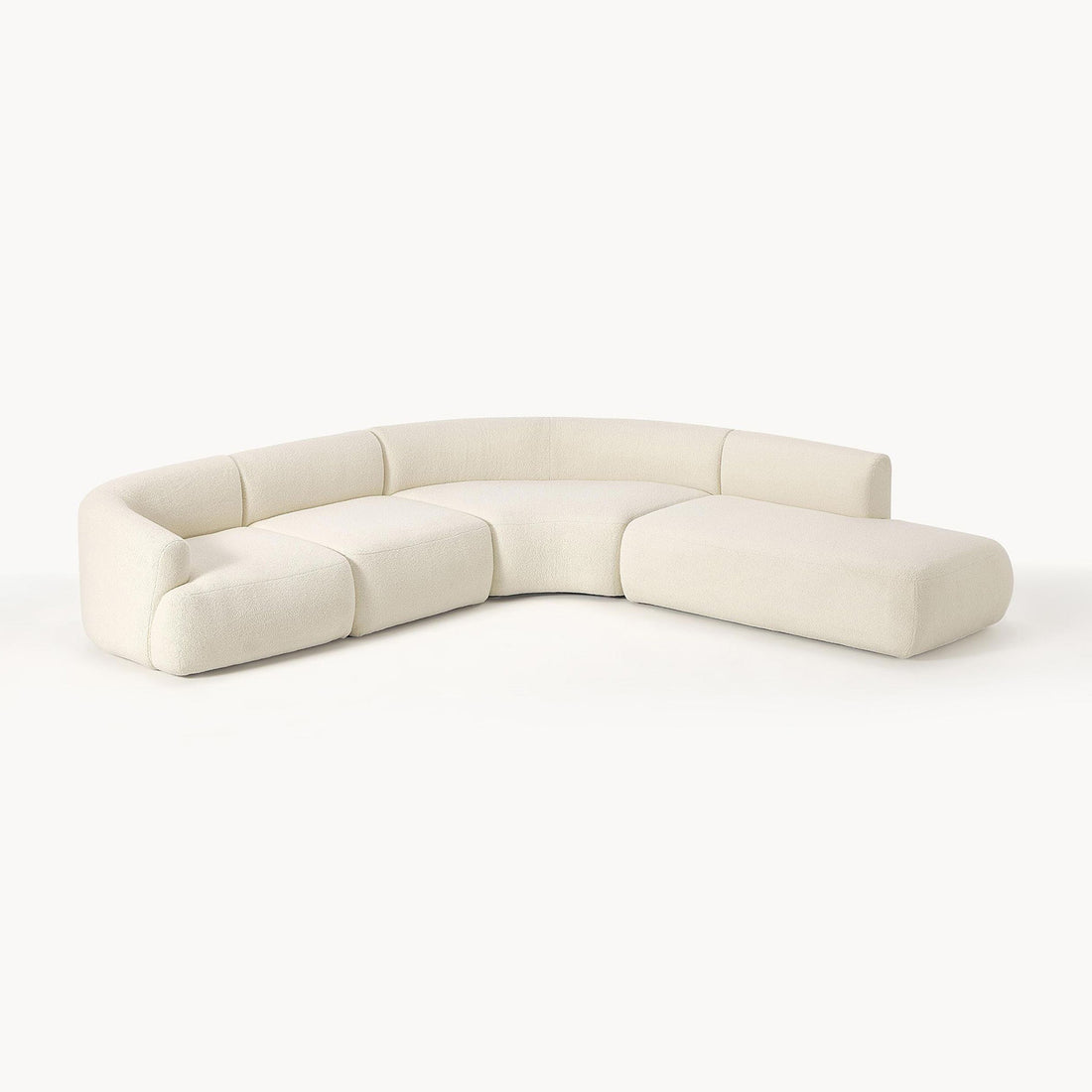 Caracalla L-Shape Sofa in White