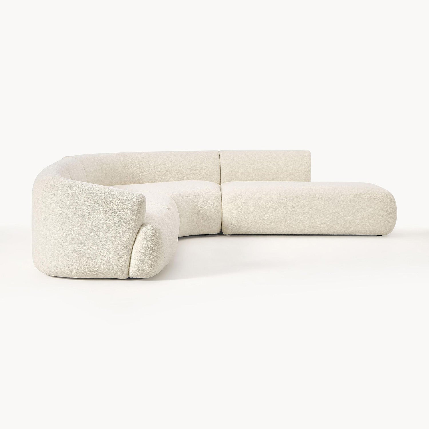 Caracalla L-Shape Sofa in White