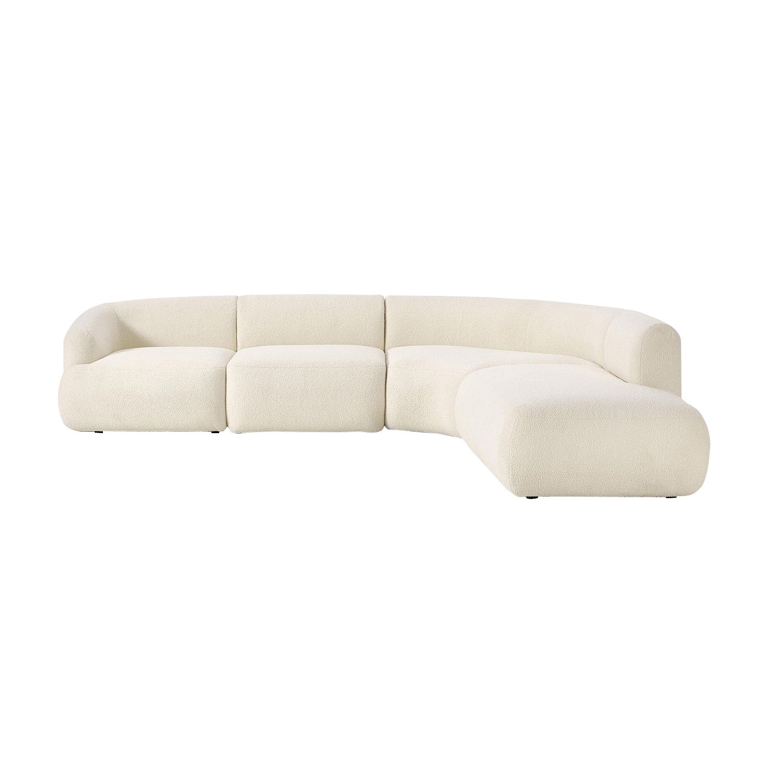 Caracalla L-Shape Sofa in White