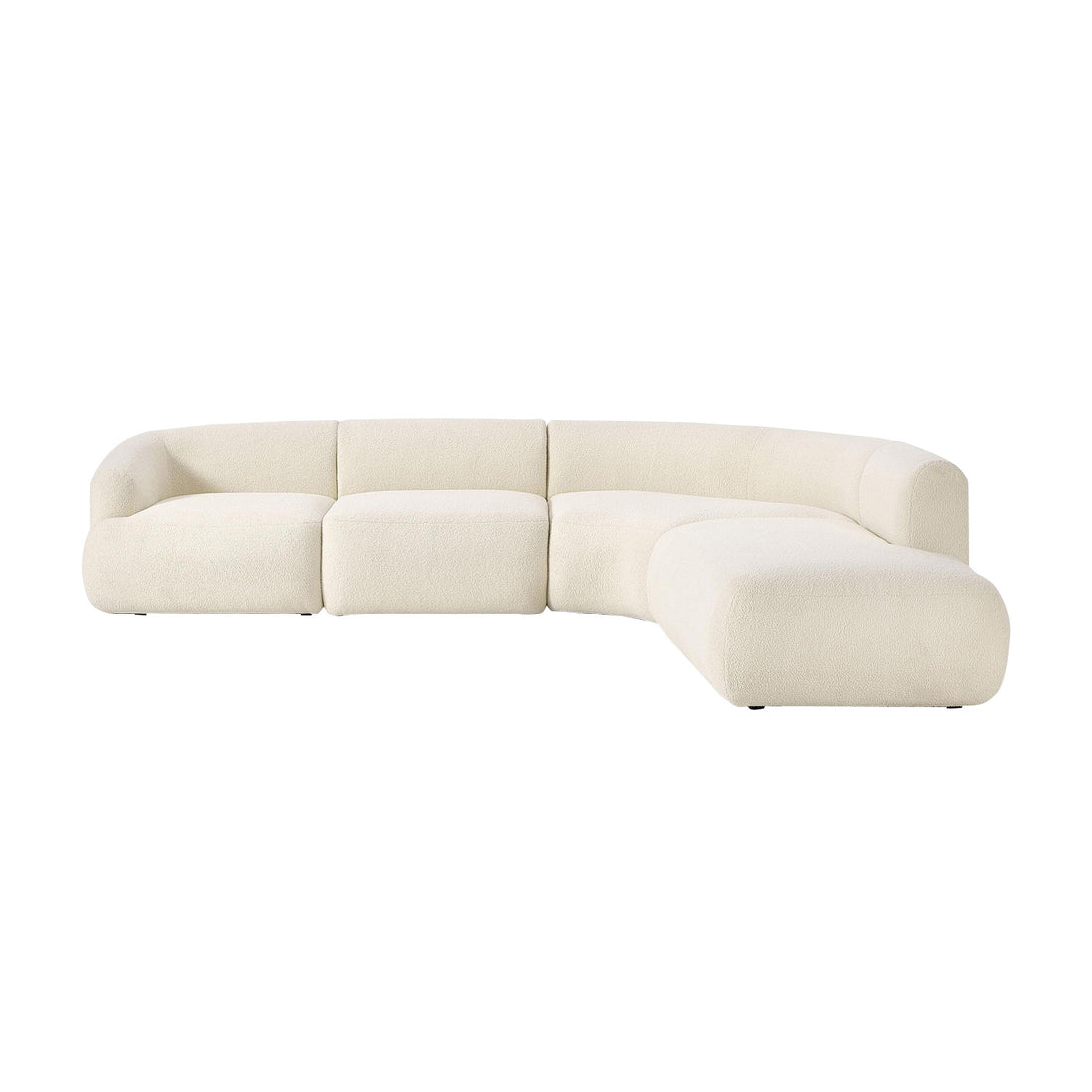 Caracalla L-Shape Sofa in White