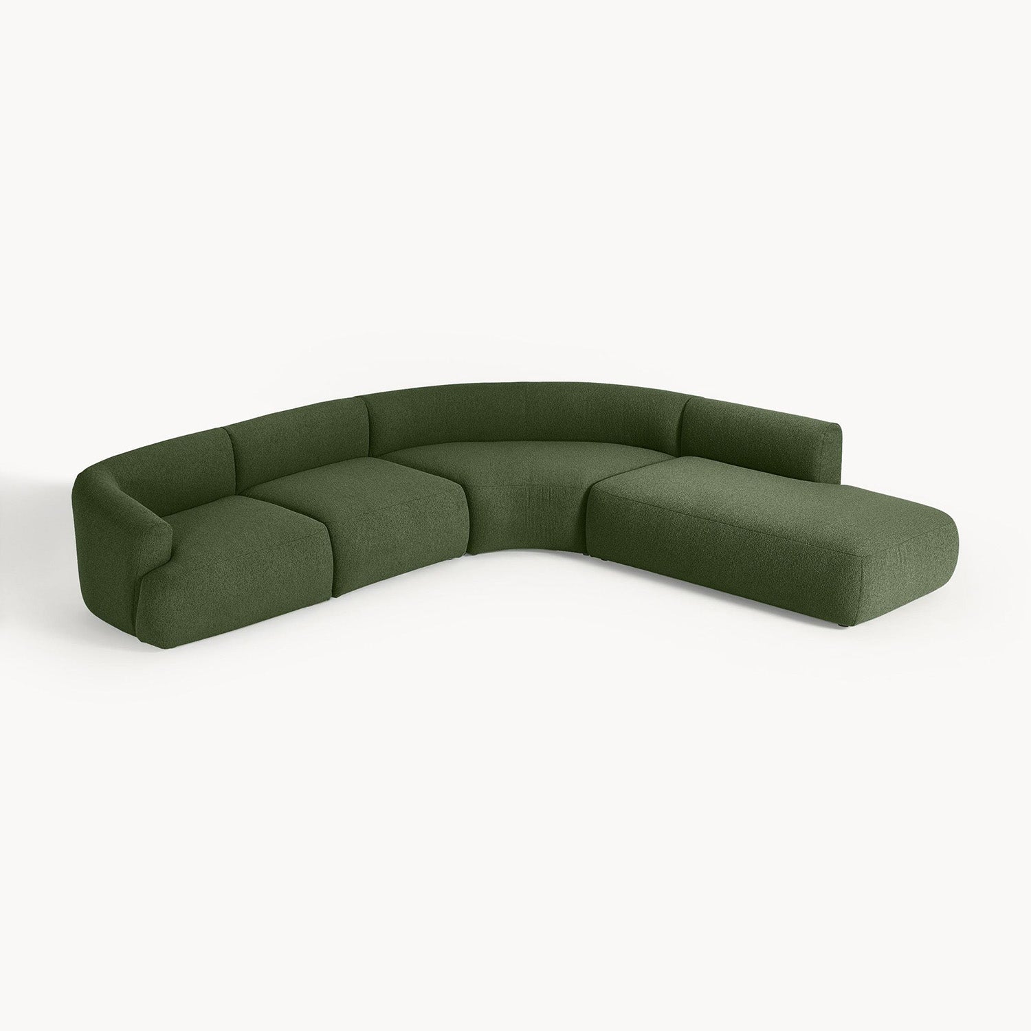 Caracalla L-Shape Sofa in Green