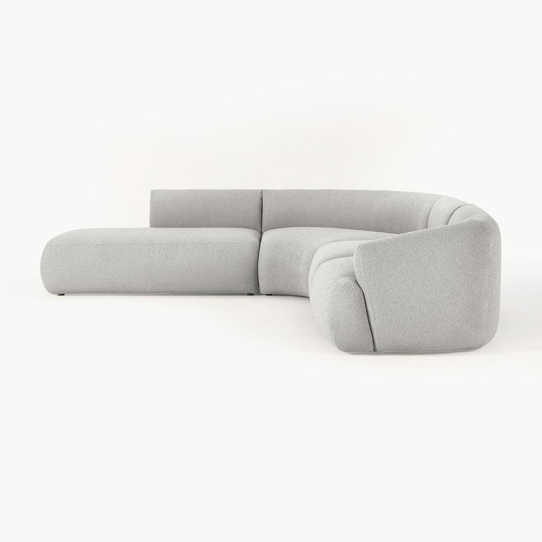 Caracalla L-Shape Sofa in Light Gray
